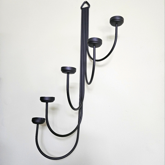 Vintage iron candelabra. - Picture 2 of 4